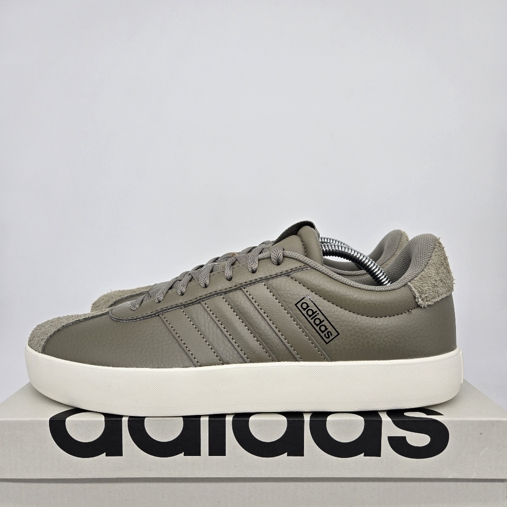 New adidas VL Court 3.0 Clay Core Black Men's Shoes Size 9